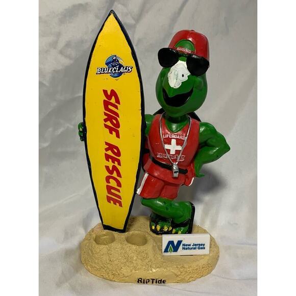 Lakewood Blue Claws Surf Rescue Riptide Bobble Head MLB Phillies Minor League - Picture 1 of 9